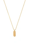 FIVE AND TWO FIVE AND TWO ANIKA NECKLACE IN METALLIC GOLD.,FIVR-WL127