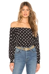 ABOUT US Kaelyn Off Shoulder Top,ABOR-WS139