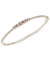 Marchesa Crystal Bangle Bracelet In Gold