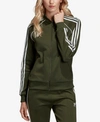 Adidas Originals Track Jacket In Night Cargo Green