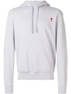 Ami Alexandre Mattiussi Ami De Coeur Hoodie In 503 Parme