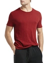 Atm Anthony Thomas Melillo Slub Jersey Crewneck T-shirt In Red
