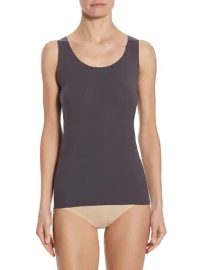 Wolford Pure Tank Top In Graphite
