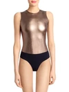 COMMANDO Smooth Faux Leather Bodysuit