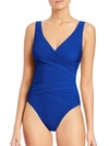 KARLA COLLETTO SWIM One-Piece Surplice Swimsuit