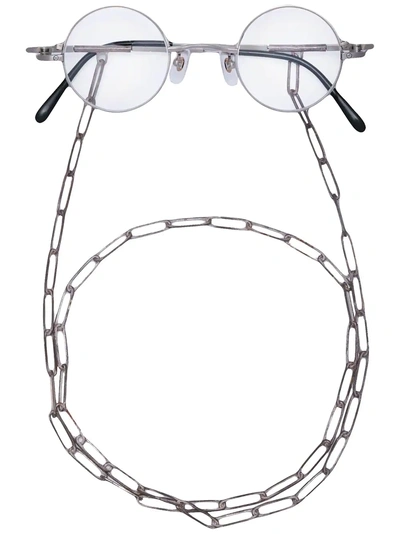 Taichi Murakami Chain Glasses - 银色 In Silver
