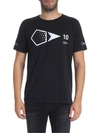 STONE ISLAND SHADOW PROJECT PRINTED COTTON T-SHIRT,10757819