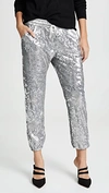 DAVID LERNER SEQUIN JOGGER PANTS