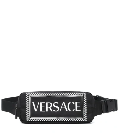 Versace Vintage Logo Belt Bag In Black