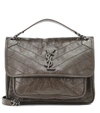 Saint Laurent Medium Niki Leather Shoulder Bag In Brown