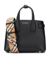 BURBERRY THE BABY BANNER LEATHER TOTE,P00368063