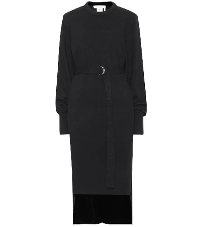 Chloé Cashmere Midi Dress In Black