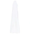 Stella Mccartney F18 Magnolia Halter Lace Wedding Dress In White