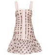 ZIMMERMANN CORSAGE LINEN AND SILK MINIDRESS,P00358666