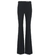 ALEXANDER MCQUEEN MID-RISE FLARED trousers,P00367394