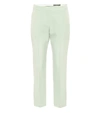 ALEXANDER MCQUEEN CROPPED MID-RISE CIGARETTE PANTS,P00367401