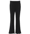 STELLA MCCARTNEY HIGH-RISE FLARED STRETCH-WOOL PANTS,P00367194