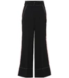 ROKSANDA HASANI HIGH-RISE WIDE-LEG CADY trousers,P00356095