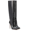 AQUAZZURA BRERA 105 LEATHER KNEE-HIGH BOOTS,P00343832