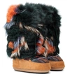 YVES SALOMON X MOON BOOT® FUR ANKLE BOOTS,P00326552