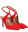 AQUAZZURA TALANA 85 SUEDE PUMPS,P00364120