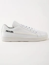 PRADA LOGO PATCH SNEAKERS,10767806