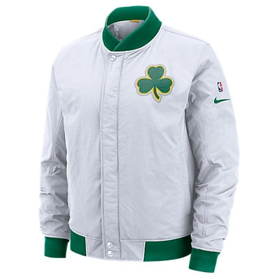 Nike Men's Boston Celtics Nba Courtside Jacket, White - Size Med