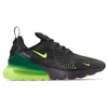 Nike Black & Green Air Max 270 Sneakers