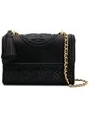 Tory Burch Fleming Convertible Shoulder Bag In Black