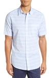 SOUTHERN TIDE OCEAN VIEW REGULAR FIT STRIPE SPORT SHIRT,4463