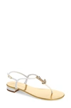 GIUSEPPE ZANOTTI ANCHOR CRYSTAL EMBELLISHED THONG SANDAL,E900007