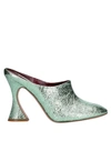 Sies Marjan Mules In Light Green
