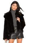 UNREAL FUR MADAM BUTTERFLY FAUX FUR JACKET,UNRE-WO35