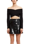 OPENING CEREMONY OPENING CEREMONY OFF THE SHOULDER CROP TOP,ST210439