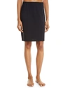 Hanro Satin Deluxe Half Slip In Black