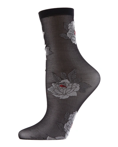Natori Claire De Lune Socks In Black