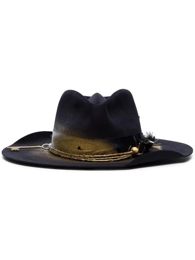 Nick Fouquet Nf Dstrsd Hat Nvy - 蓝色 In Blue