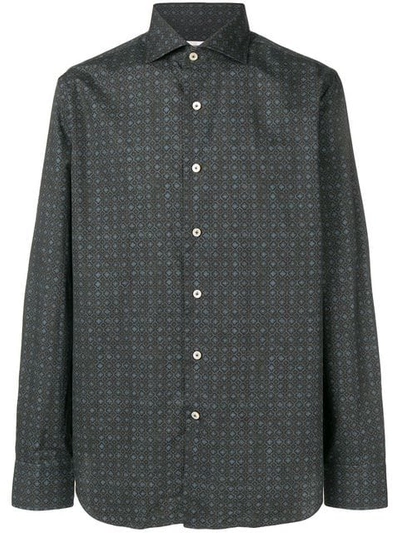 Alessandro Gherardi Patterned Shirt - 棕色 In Brown