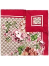 GUCCI GUCCI GG BLOOM SCARF - RED