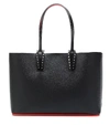 CHRISTIAN LOUBOUTIN CABATA SMALL LEATHER TOTE,P00367490