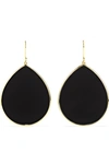 Ippolita Polished Rock Candy 18-karat Gold Onyx Earrings In Gold
