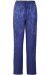 PETER PILOTTO PETER PILOTTO WOMAN JACQUARD STRAIGHT-LEG trousers BLUE,3074457345619714235