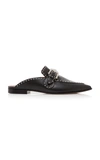 Givenchy Studded Elegant Leather Loafer In Black