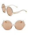 CHLOÉ Vera 56MM Oversized Round Sunglasses