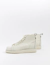 ADIDAS ORIGINALS SUPERSTAR BOOT SNEAKERS IN TRIPLE WHITE - WHITE,B28162