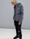 THE NORTH FACE BOX CANYON JACKET IN GRAY - BLACK,T92TUB0C5