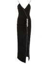 ALESSANDRA RICH LONG DRESS WITH CRYSTALS,10726516