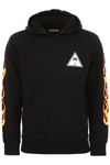 PALM ANGELS Palm Angels Hoodie With Flames,10719246