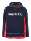 DSQUARED2 BANDANA HOODIE,10763077