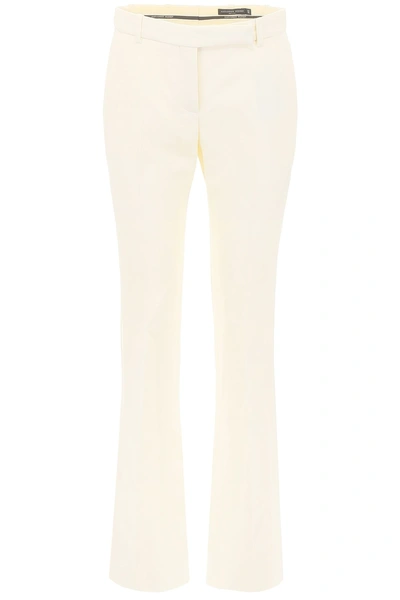 Alexander Mcqueen Bootcut Trousers In Ivory (white)